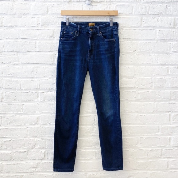 MOTHER || The High Waisted Looker in Coffee Tea or Me Dark Wash Jean 27 - Picture 1 of 10